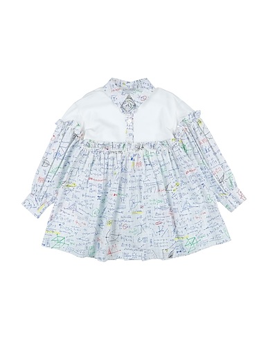 DOLCE&GABBANA Επίσημο φόρεμα Λευκό 100% Βαμβάκι