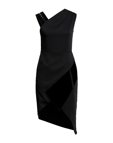LES HOMMES - FEMME Short dress Black 100% Polyester