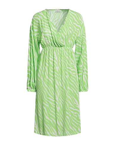 SUSY-MIX Midi dress Lime green 100% Polyester