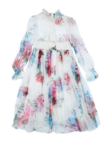 DOLCE & GABBANA Dress White 100% Silk
