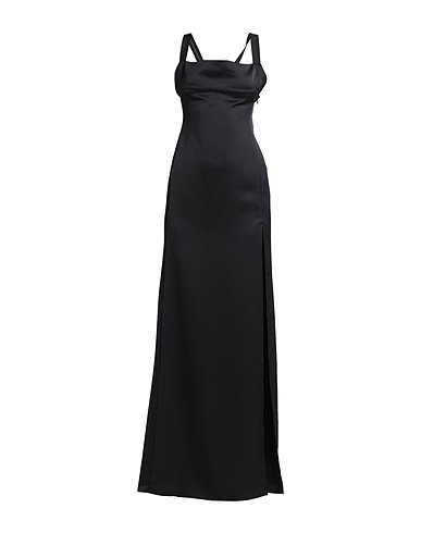 PINKO Long dress Black 100% Polyester, Viscose