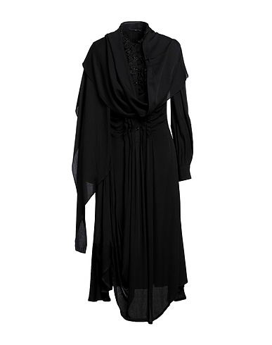 HIGH Midi dress Black 100% Rayon