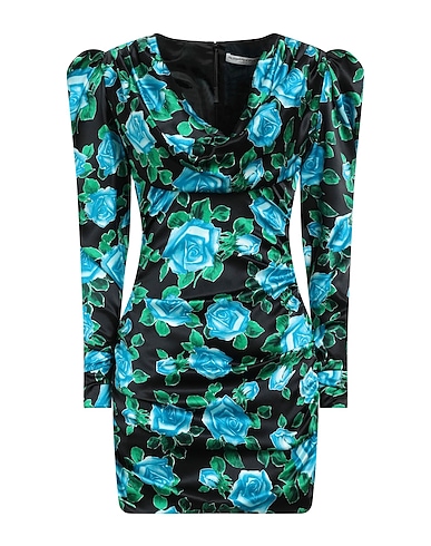 ALESSANDRA RICH Sheath dress Black 100% Silk