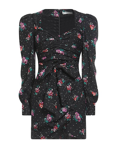 ALESSANDRA RICH Sheath dress Black 100% Silk