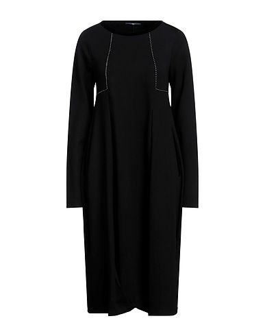 HIGH Vestito midi Nero 80% Rayon, 15% Nylon, 5% Elastan
