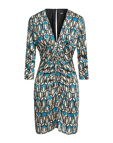 LVL LEVEL VIBES LEVEL Sheath dress Azure 100% Viscose