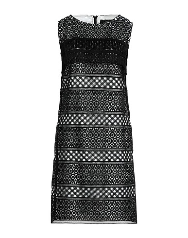 CLIPS Short dress Black 100% Polyester