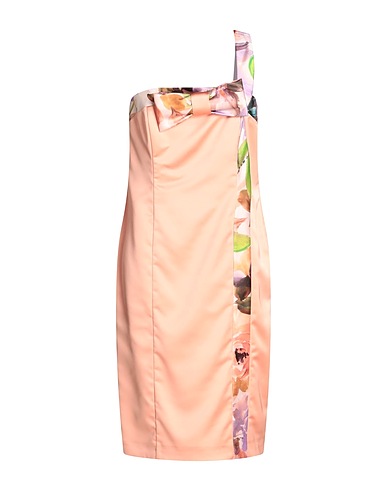 ANTILEA Midi dress Apricot 76% Acrylic, 24% Polyester