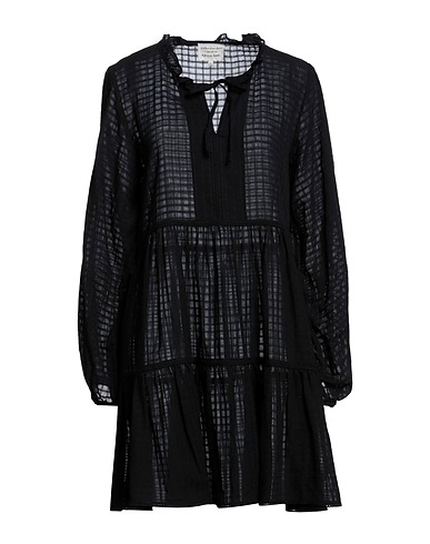 ALESSIA SANTI Short dress Black 100% Cotton