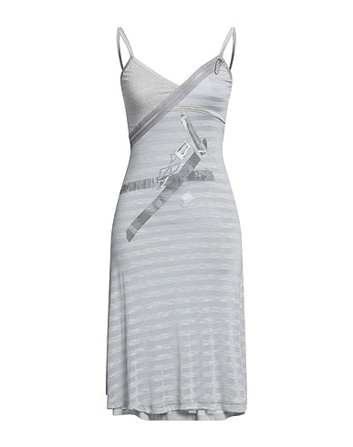 SAVE THE QUEEN Robe mi-longue Gris clair 60% Viscose, 40% Polyamide