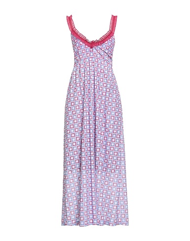SAVE THE QUEEN Robe d’été Magenta 100% Coton, Polyamide