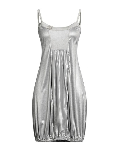 SAVE THE QUEEN Vestito corto Argento 100% Poliestere