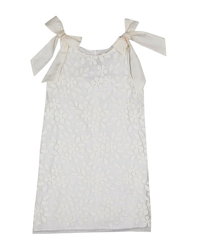 CHARABIA PARIS Vestito Off white 95% Poliestere, 5% Poliuretano, Poliammide, Seta