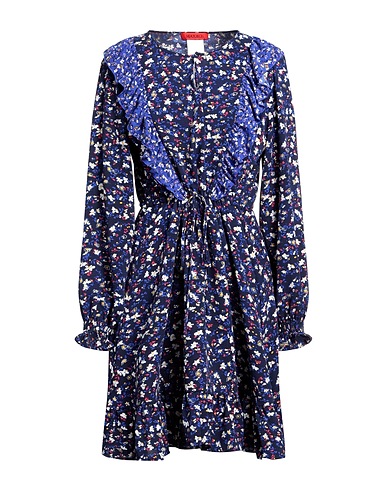 MAX&Co. Short dress Navy blue 100% Polyester