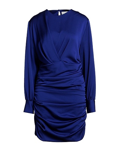 RA.ME Short dress Blue 100% Polyester