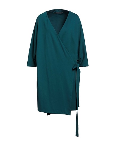 ALESSIO BARDELLE Vestito corto Verde petrolio 65% Viscosa, 32% Nylon, 3% Elastan