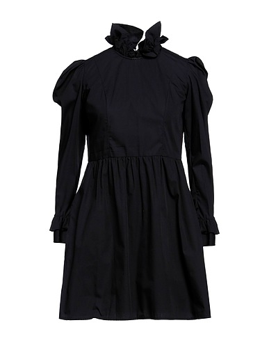 BATSHEVA Short dress Black 100% Cotton