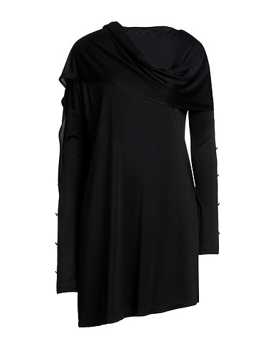 SPORTMAX Short dress Black 82% Viscose, 18% Silk