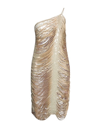 DSQUARED2 One-shoulder dress Platinum 100% Polyamide