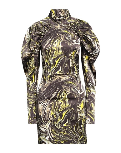 ROTATE BIRGER CHRISTENSEN Sheath dress Charcoal 96% Viscose, 4% Elastane
