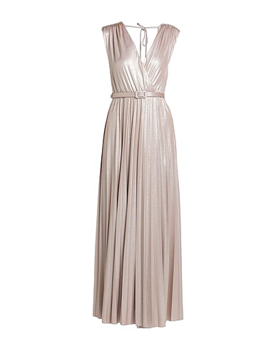 BEATRICE .B Elegant dress Beige 95% Polyester, 5% Elastane