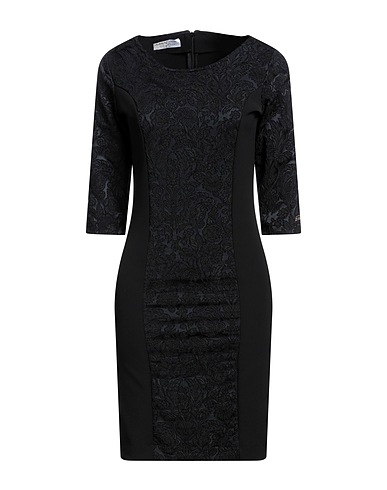 EAN 13 Kurzes Kleid Schwarz 78% Viskose, 20% Metall, 2% Elastan