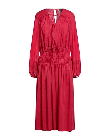 L' AUTRE CHOSE Vestito midi Porpora 100% Cotone