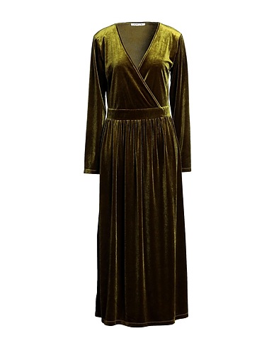 ANIS Long dress Military green 95% Polyester, 5% Elastane