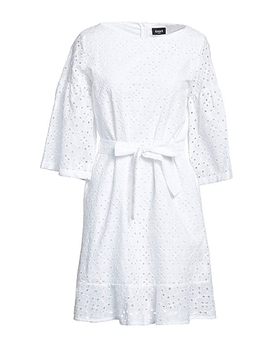 EMME by MARELLA Short dress White 100% Cotton
