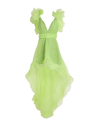 SALVO MARTORANA Short dress Lime green 100% Polyester