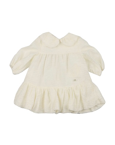 LE BEBÉ Vestido para bebé  White 54% Polyester, 30% Polyacrylic, 13% Wool, 3% Polyamide