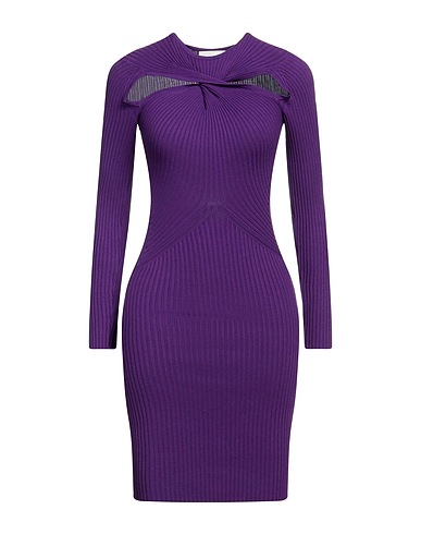 VICOLO Short dress Purple 70% Viscose, 30% Polyester