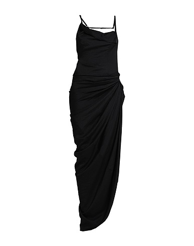JACQUEMUS Kleid für besondere Anlässe Schwarz 88% Viskose, 12% Polyamid
