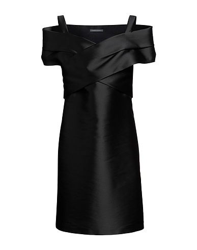 ALBERTA FERRETTI Midi dress Black 60% Acetate, 40% Cupro