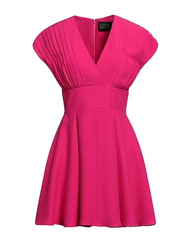 GIOVANNI BEDIN Short dress Fuchsia 50% Viscose, 50% Acetate
