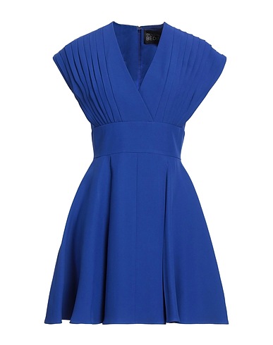 GIOVANNI BEDIN Vestito corto Blu 50% Viscosa, 50% Acetato