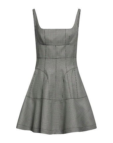 GIOVANNI BEDIN Short dress Black 100% Virgin Wool