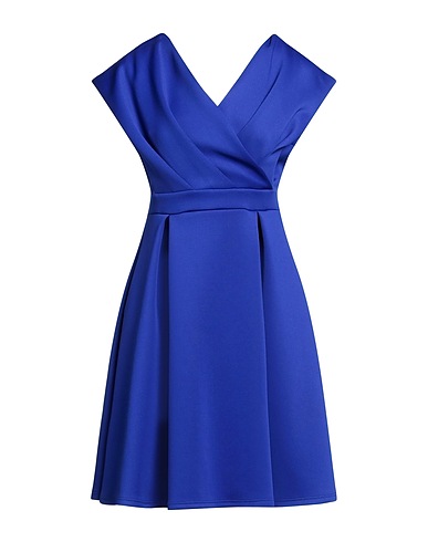 LIPSY Short dress Blue 93% Polyester, 7% Elastane