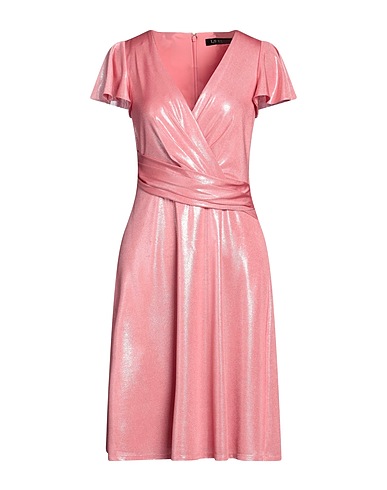 LAUREN RALPH LAUREN Midi dress Pink 95% Polyester, 5% Elastane