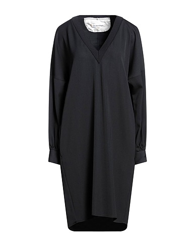 LE SARTE PETTEGOLE Vestito midi Nero 53% Poliestere, 44% Lana Vergine, 3% Elastan