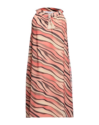 LUCKYLU  Milano Kurzes Kleid Lachs 100% Polyester