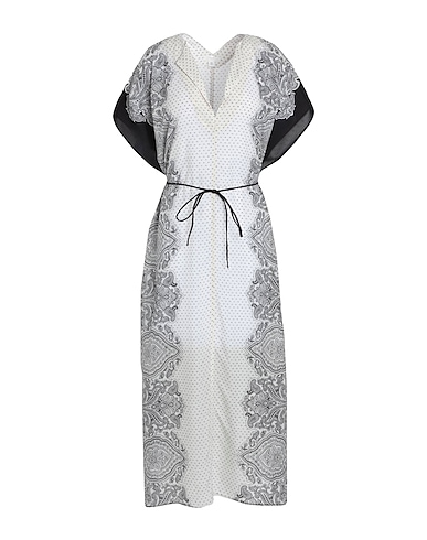 ARKET Midi dress Ivory 93% Lyocell, 7% Linen