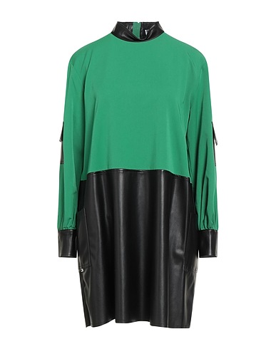 JIJIL Short dress Green 75% Polyester, 19% Viscose, 6% Elastane