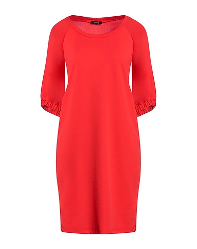 FRACOMINA Kurzes Kleid Rot 95% Polyester, 5% Elastan