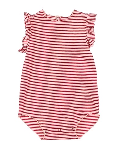 BABE & TESS Strampelanzug Rot 94% Baumwolle, 6% Elastan