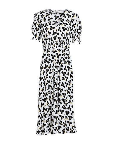 DIANE VON FURSTENBERG Vestito da ufficio Bianco 100% Viscosa