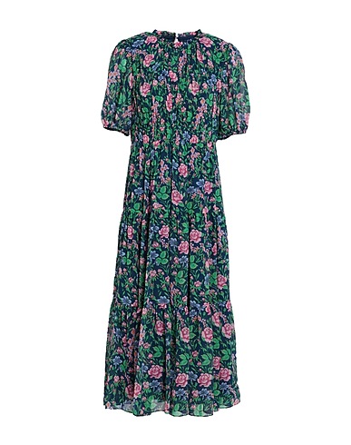 DIANE VON FURSTENBERG Vestito midi Blu navy 100% Poliestere