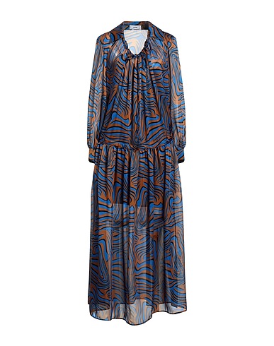 JIJIL Long dress Brown 100% Polyester