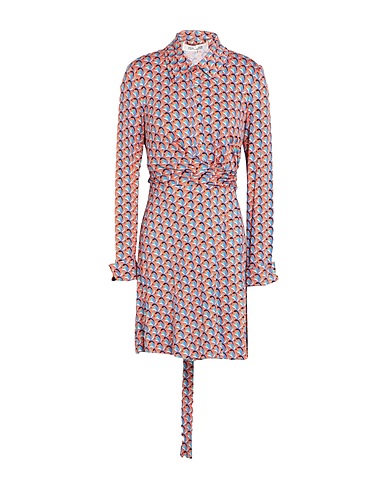 DIANE VON FURSTENBERG Office dress Mandarin 95% Viscose, 5% Elastane