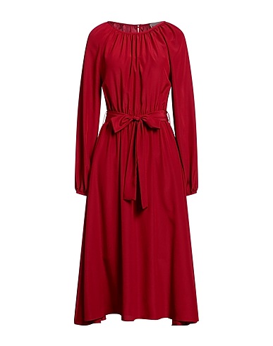 P.A.R.O.S.H. Midi dress Burgundy 100% Polyester